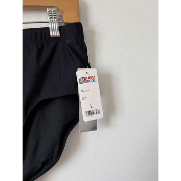 32 Degrees Women's High-Waist Bikini Swim Bottom – Black – Large - Picture 3 of 5